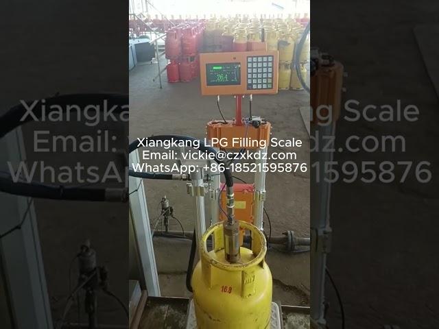 #LPG #Refilling--Xiangkang LPG Filling Scale-Gas Equipment(vickie@czxkdz.com)