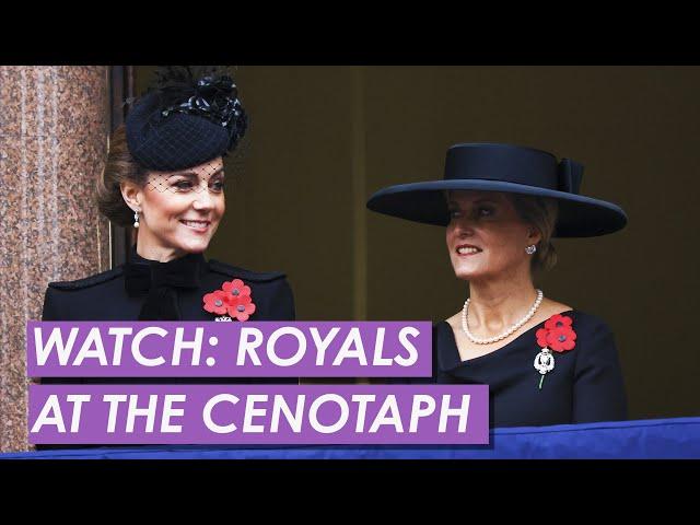 WATCH: Royal Family Attend Remembrance Sunday at the Cenotaph in London