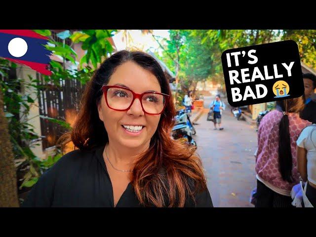 I HAD TO LEAVE LAOS   Luang Prabang Morning Market Vlog