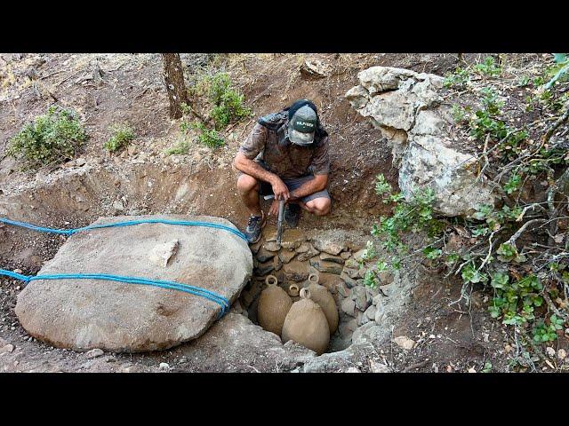 we opened rock cover and found treasure more than 800 years old