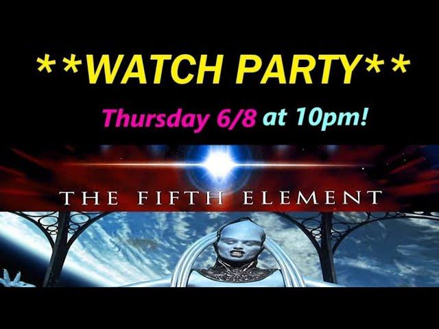 The Fifth Element 1997 **LIVE WATCH PARTY** #1997 #watchparty