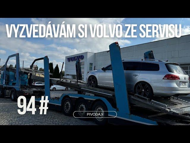 94# Vyzvedávám si Volvo ze servisu a padlý motor na zákazníkově octavii