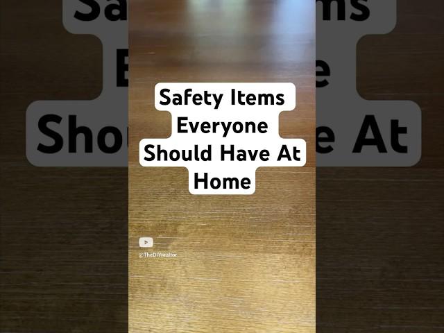 Items EVERYONE Should Have at Home | House Safety Tips | #fyp #diy #realtor