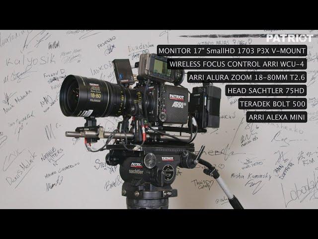 PATRIOT How to Use | Setting Up the ARRI WCU-4 Wireless Focus Control with Alexa Mini & Alura Zoom