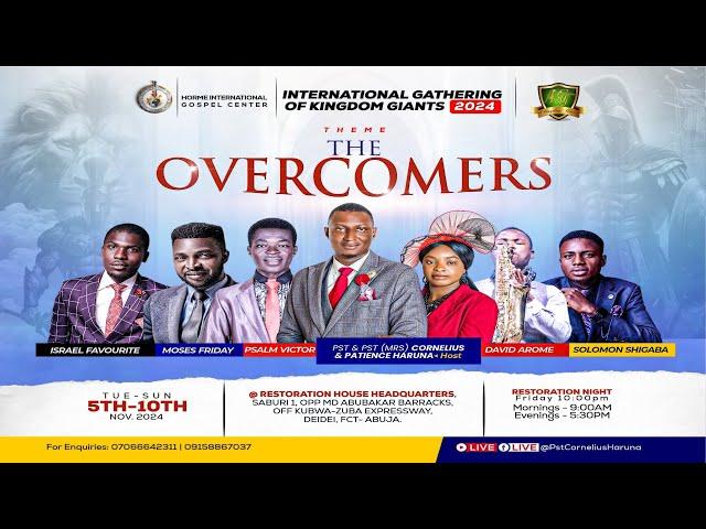 IGKG 2024 - THE OVERCOMERS - DAY 2 MORNING SESSION || PST CORNELIUS HARUNA