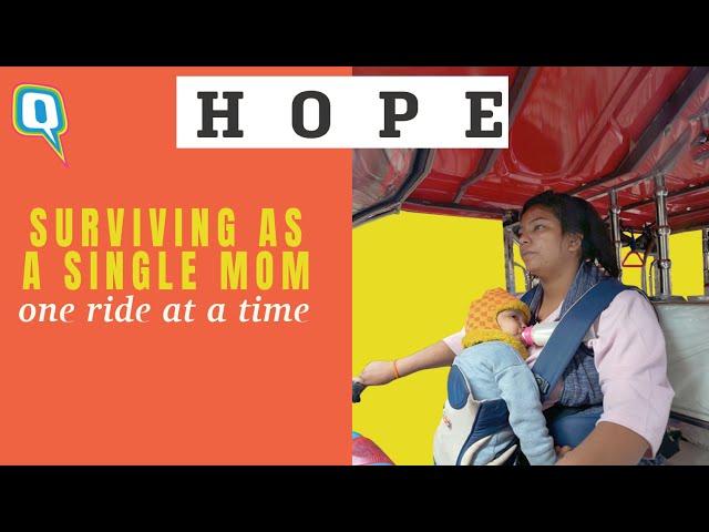 Single Mom Chanchal Sharma Drives an E-Rickshaw With Her Son Strapped To Her Chest | The Quint