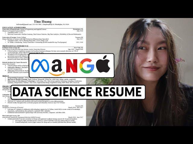 The Resume That Got Me A Data Science Job