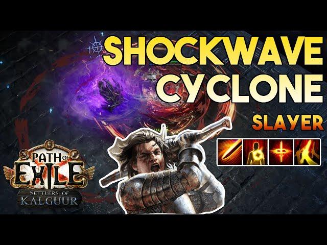 [3.25] Shockwave Cyclone Build | Slayer | Settlers of Kalguur | Path of Exile 3.25