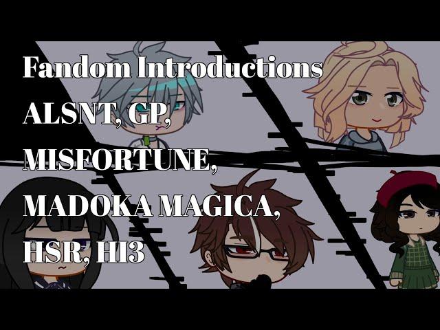 Fandom reacts to themselves || 2x speed || {ALSNT, GP, LITTLE MISFORTUNE, MADOKA MAGICA, HSR, HI3} |