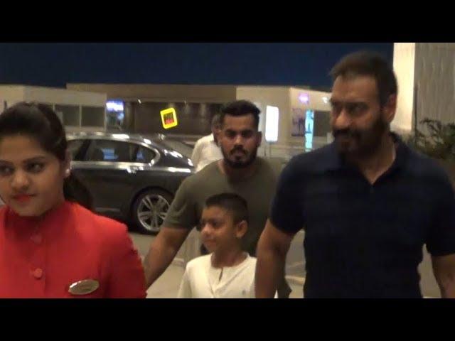 Ajay Devgn Arrive At Mumbai Airport