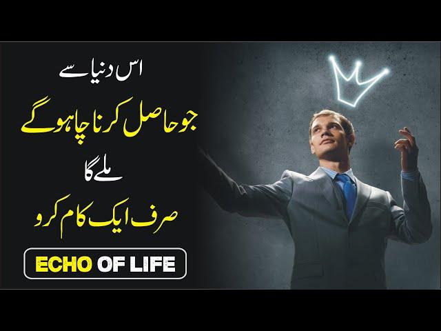 Secret Way to Get Success in Life urdu hindi | Love Yourself Inspirational Speech Echo of Life