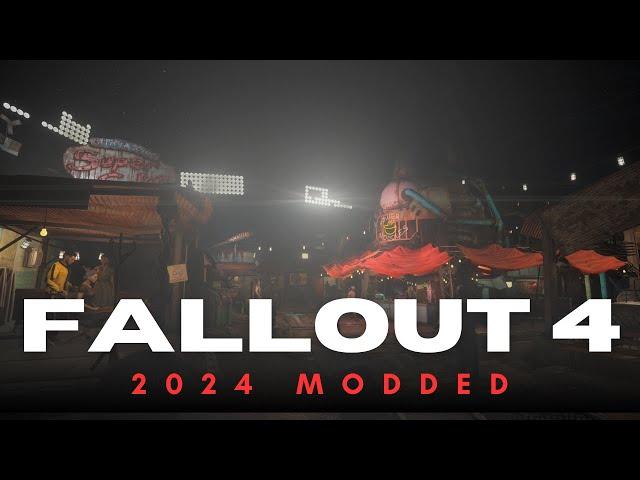 Fallout 4 Ultra Modded Graphics  | 2024 Stunning Wasteland Reborn Overhaul in 4K! #fallout4