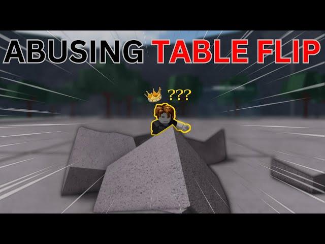 Abusing Table Flip To Get KILLSTREAKS In The Strongest Battlegrounds