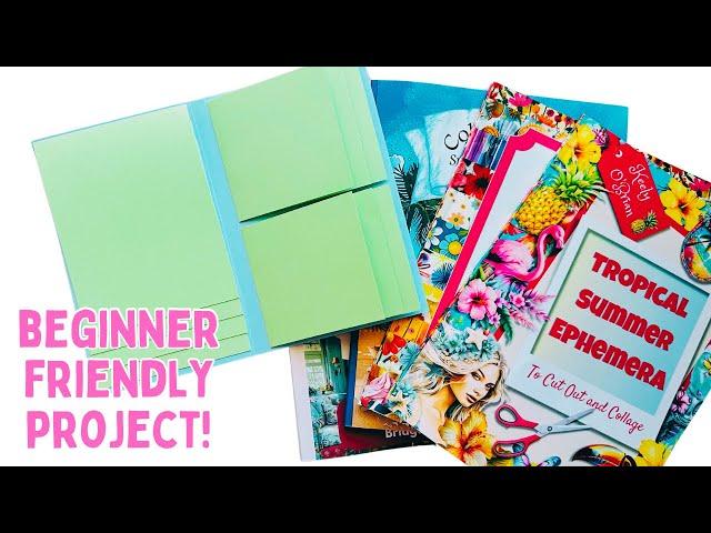 Super Easy Waterfall Collage Book Beginner Friendly! Step by Step Instructions!