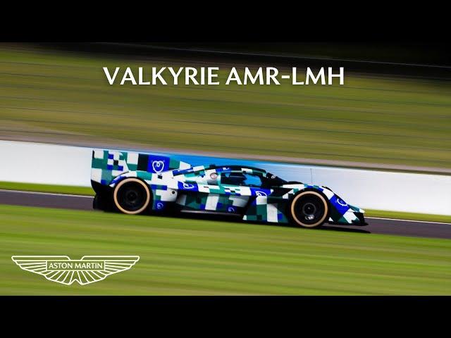 Aston Martin Valkyrie AMR-LMH takes to the track