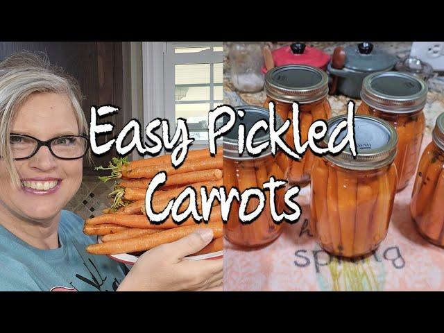 Easy Pickled Carrots ~ A Beginners Guide to Canning