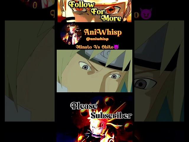Minato Vs Obito  | Naruto Shippuden #anime #naruto #narutoshippuden
