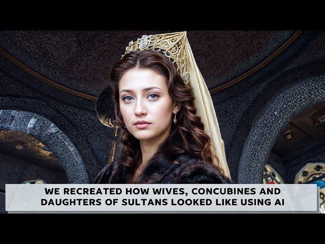 Wives, Concubines and Daughters of Ottoman Sultans Brought To Life Using AI