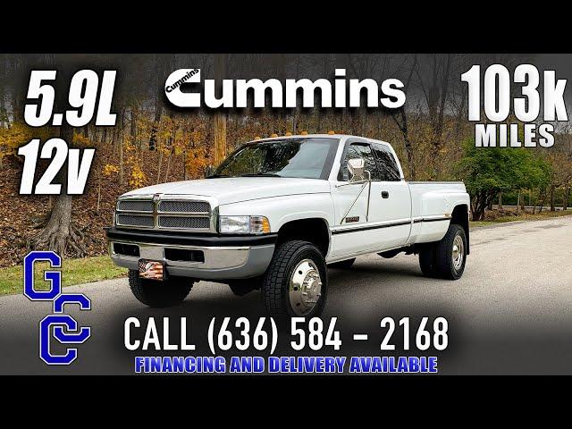 12v 5.9l Cummins: 1996 Dodge Ram 3500 Dually 4x4 Diesel With Only 103k Miles