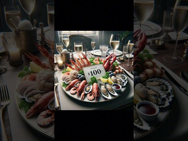Use GPT4 to draw a seafood platter #aidrawing #chatgpt #food #seafood #seafoodplatter