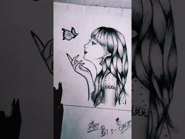 Realistic drawing #Saumya's Art gallery #shorts #trending