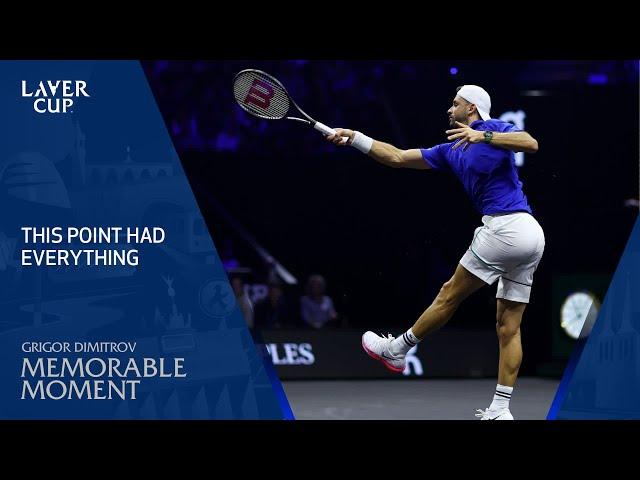 Grigor Dimitrov Wins Incredible Point | Laver Cup 2024