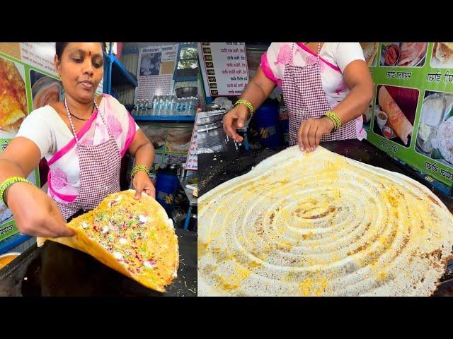 Kohlapur Biggest Paper Dosa | Indian Street Food