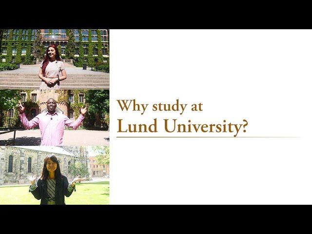 Why study at Lund University?