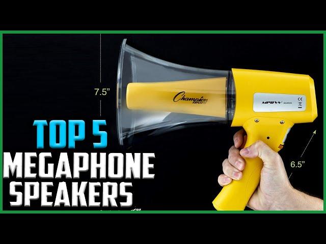 Top 5 Best Megaphone Speakers in 2022 [Buyer’s Guide]