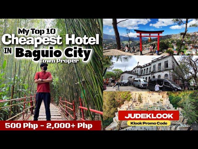 Where to Stay in Baguio City | TOP 10 Cheapest / Affordable Hotels near Burnham Park & Session Road