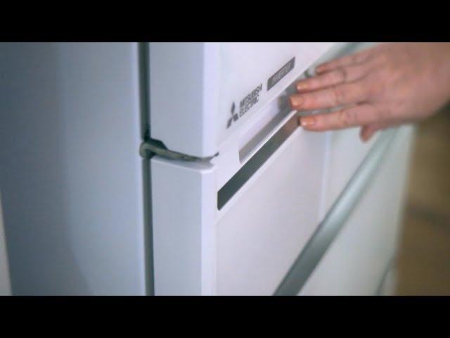 French door refrigerator innovations by Mitsubishi Electric