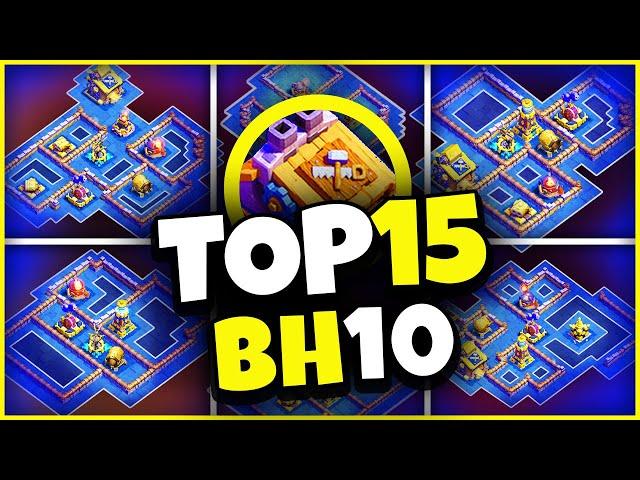 NEW TOP 15 BH10 TROPHY BASES WITH COPY LINK || BEST BUILDER HALL 10 Base, Clash of Clans