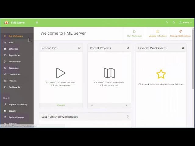 Getting Started with FME Server 2017
