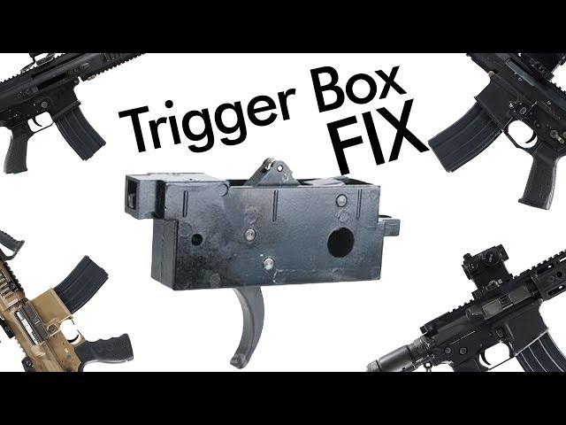 Full Auto fire on Semi - FIX. WE GBBR Trigger box repair.