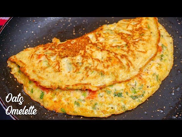 Oats Omelette | Weight Loss Food | Healthy Breakfast Recipe | Oats Omlet recipe