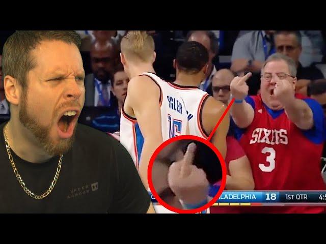 SIT DOWN GRANDPA! NBA Fans that went TOO FAR!