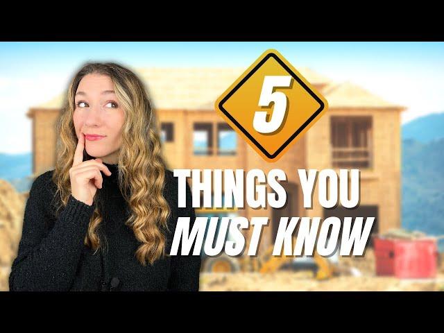 5 Things You MUST Know Before Buying A New Construction in Tennessee