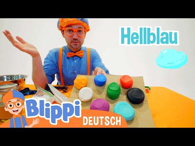 Blippi Deutsch - Blippi bastelt mit Ton | Abenteuer und Videos für Kinder