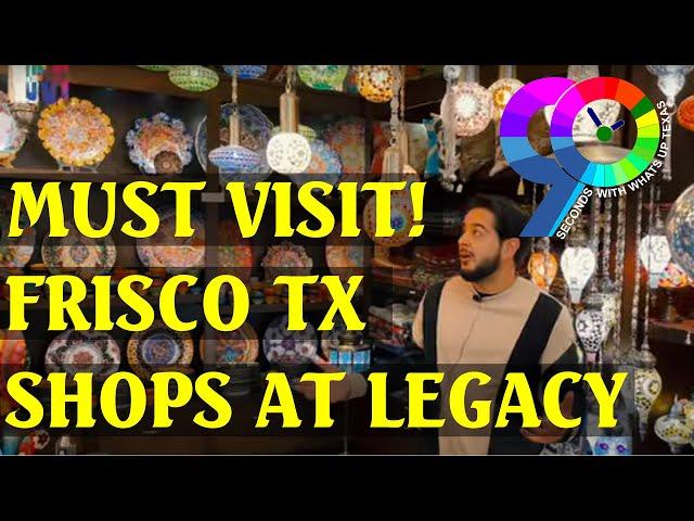 The Shops at Legacy | 90 Seconds with Whats Up Texas | WHATS UP TEXAS