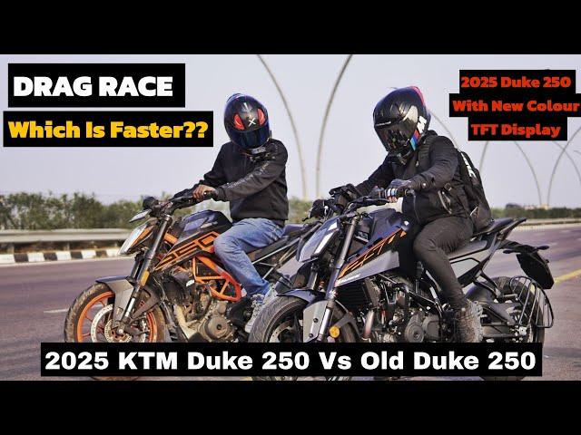 2025 KTM DUKE 250 VS OLD DUKE 250 : DRAG RACE