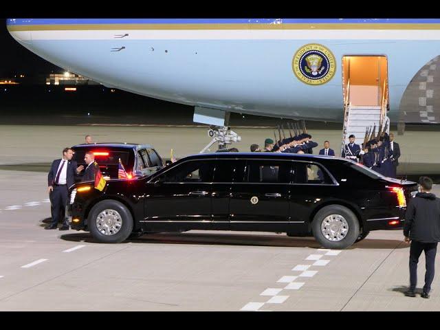 US President Joe Biden - Arrival at BER Airport in Berlin