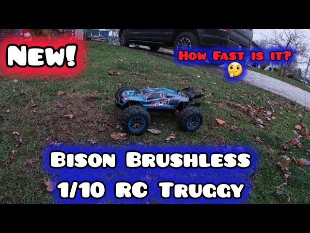 Bison 1/10 Brushless RC Truck - How Fast is it? 