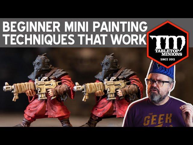 Beginner Miniature Painting Techniques that Work