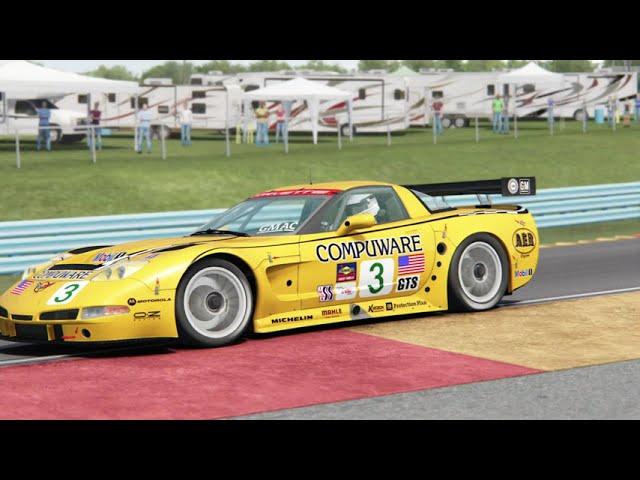 Chevrolet Corvette C5 R Legion at Watkins Glen in Assetto Corsa