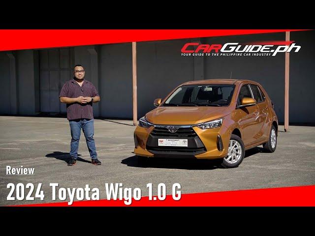 Review: 2024 Toyota Wigo 1.0 G