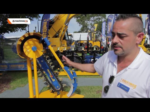 Augertorque's Adjustable Trenchers & Earthmoving Attachments (at DDT Expo)