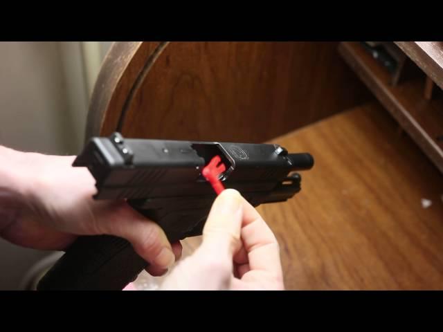 Installing a Chamber Safety Flag Springfield XD 9mm (Empty Chamber Indicator)