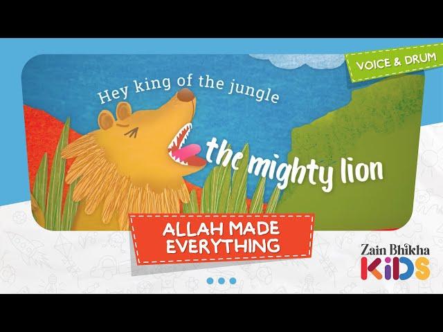 Allah Made Everything | Lyric Video | Zain Bhikha feat. Zain Bhikha Kids