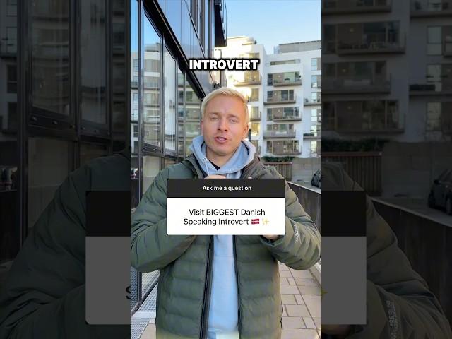 Visiting BIGGEST Danish Introvert!  #denmark #danish #scandinavian #introvert #viral #dansk