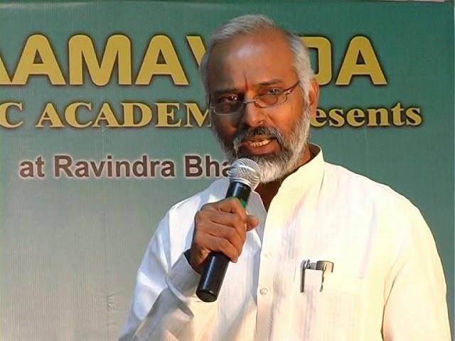 Deekshitulu garu speech about Saamaveda Music Academy